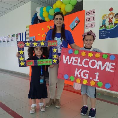 KG STUDENTS’ FIRST DAY OF SCHOOL AT SARWARAN INTERNATIONAL SCHOOL